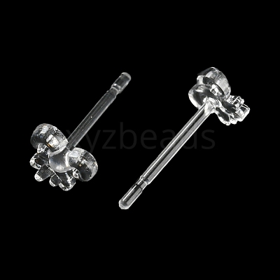 Resin Stud Earring Findings LS-X1-FIND-H046-09-1