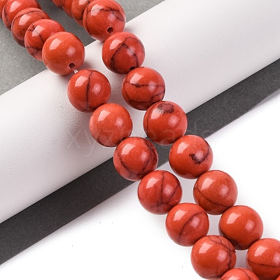 Synthetic Turquoise Beads Strands G-L605-G01-03D-1