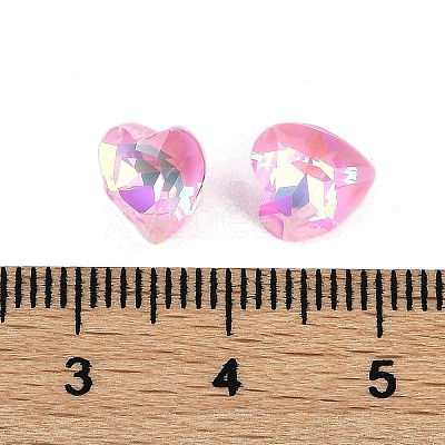 Pointed Back Glass Rhinestone Cabochons GGLA-S003-02A-1