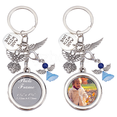 Alloy Pendants Keychain KEYC-CA0001-20-1