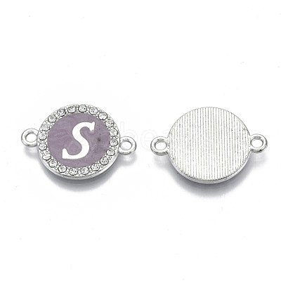 Alloy Enamel Links Connectors ENAM-TAC0003-01S-01S-1