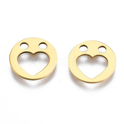 Ion Plating(IP) 201 Stainless Steel Charms STAS-T044-279G-1