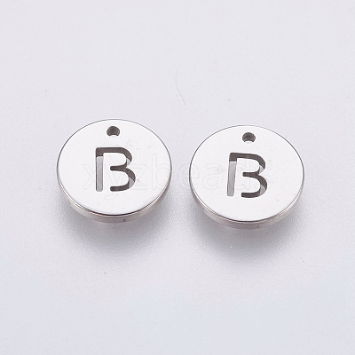 Non-Tarnish 304 Stainless Steel Charms STAS-P212-15P-03-1