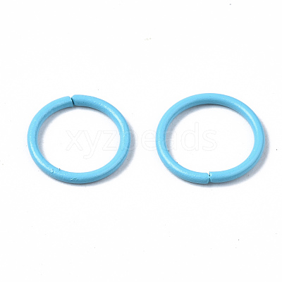 Spray Painted Iron Linking Rings IFIN-T017-03-1