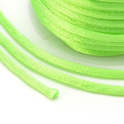 Nylon Satin Rattail Cords NWIR-L006-1mm-24-1