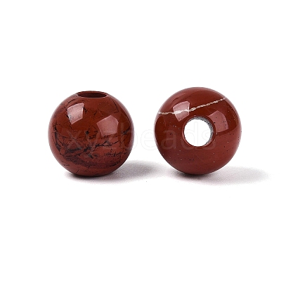 Natural Red Jasper European Beads G-Q602-09C-03-1
