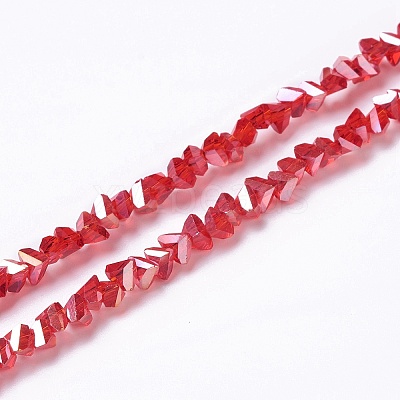 Transparent Glass Beads Strands GLAA-H022-09B-01-1