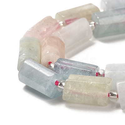 Natural Morganite Beads Strands G-N327-06-03-1