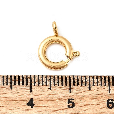 Brass Spring Ring Clasps KK-D407-20G-C-1