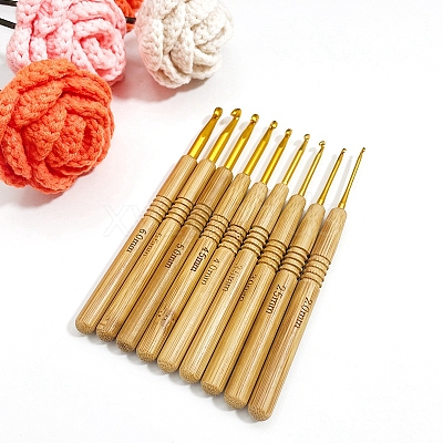 Aluminum Crochet Hooks Needles SENE-PW0003-098G-A-1
