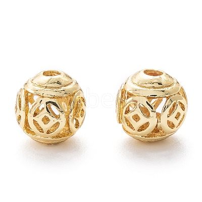 Alloy Hollow Beads X1-PALLOY-P238-10G-RS-1