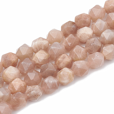 Natural Sunstone Beads Strands G-S332-10mm-008-1