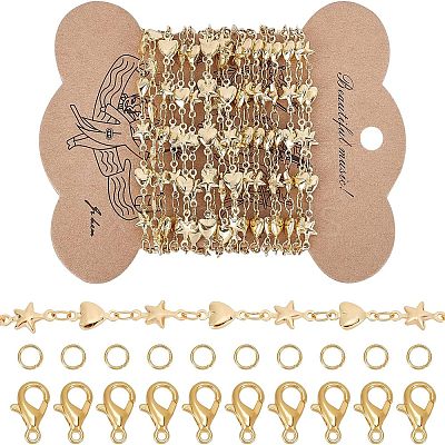 2.5M Brass Link Chains DIY-CA0002-14-1