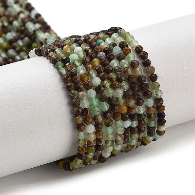 Natural Chrysoprase Beads Strands G-G140-A14-07-1