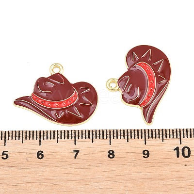 West Cowboy Theme Alloy Enamel Pendants ENAM-L056-01F-05-1