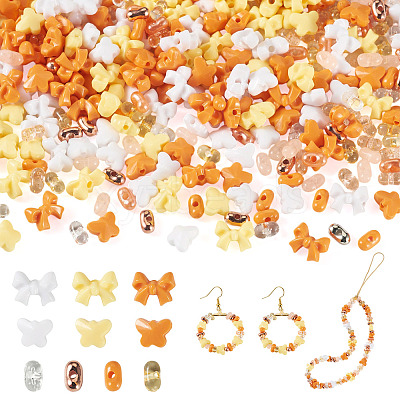 Mixed Styles Acrylic Beads SACR-TA0001-81C-1