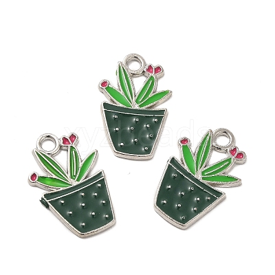 Alloy Enamel Pendants ENAM-G211-01P-05-1