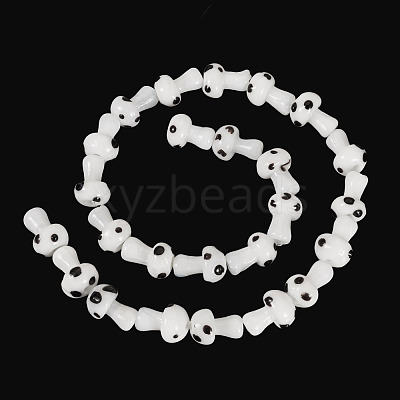 1Strand Handmade Lampwork Beads Strands LAMP-TA0001-84B-1