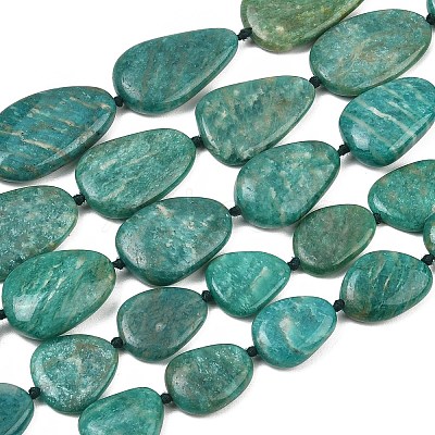 Natural Amazonite Beads Strands GG-CBA3D9B-09-1