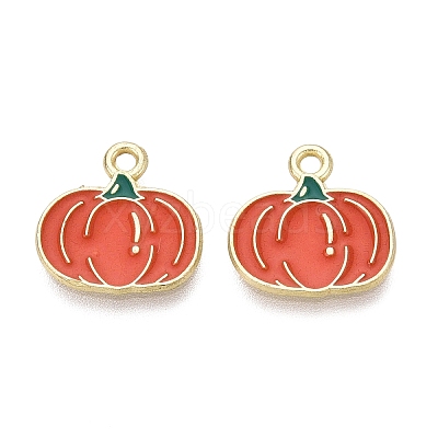 Alloy Enamel Pendants ENAM-Q003-10G-1