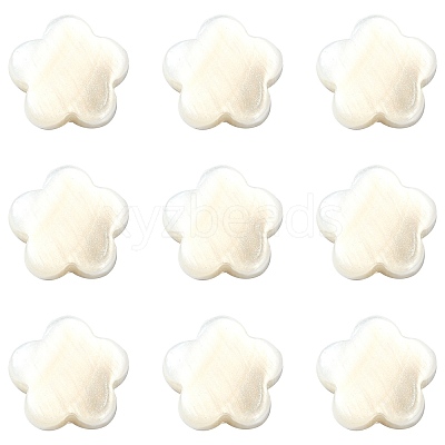 30Pcs Electroplate Natural Freshwater Shell Beads SHEL-CJ0001-26-1