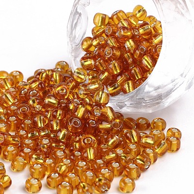 (Repacking Service Available) 6/0 Glass Seed Beads SEED-C014-4mm-22B-1