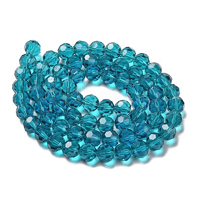 Transparent Glass Beads X-EGLA-A035-T10mm-D12-1