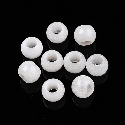 Natural White Jade Beads G-T092-10mm-20-1