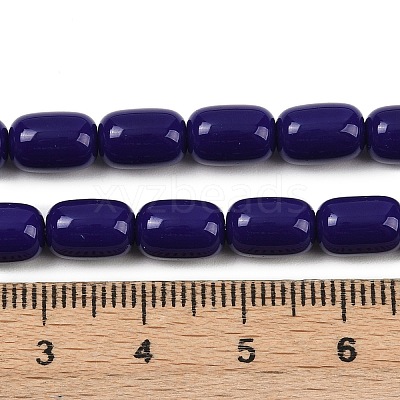 Opaque Glass Beads Strands X-GLAA-Z015-02D-1
