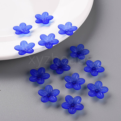 Frosted Acrylic Bead Caps MACR-S371-08A-751-1