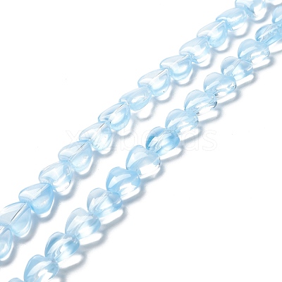 Transparent Glass Beads Strand GLAA-F112-01F-1