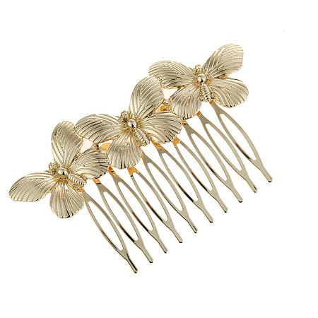 Alloy Hair Combs PW-WG0BF7C-01-1