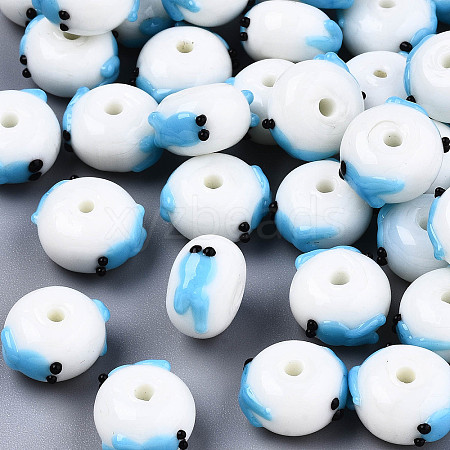 Handmade Bumpy Lampwork Beads LS-LAMP-S194-004B-1