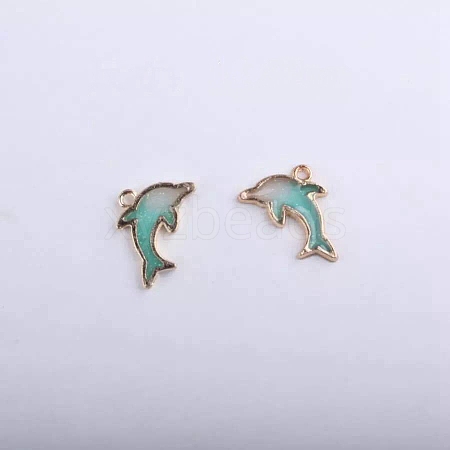 Alloy Enamel Pendants ENAM-TAC0001-38LG-04-1