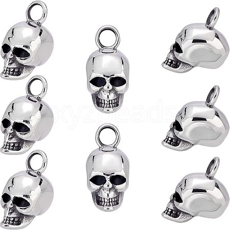 Unicraftale 8Pcs 304 Stainless Steel Pendants STAS-UN0037-53-1