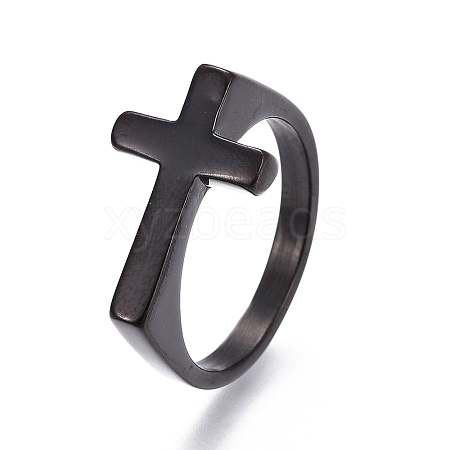 304 Stainless Steel Finger Rings RJEW-O032-12B-17mm-1