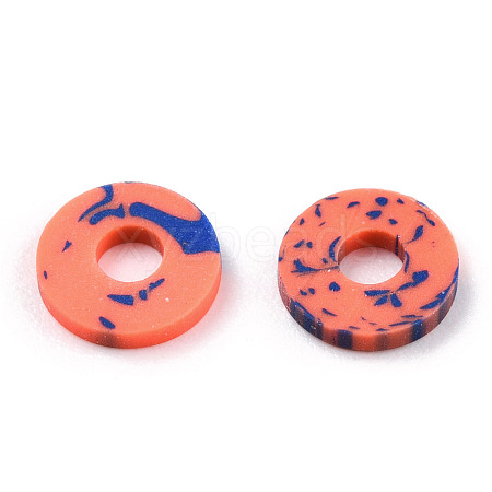Handmade Polymer Clay Beads CLAY-YW-6.0mm-A40-1