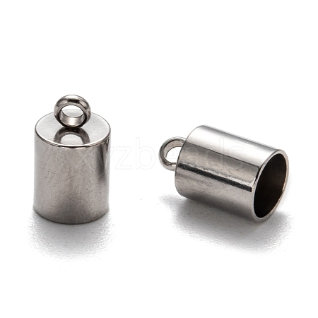 Tarnish Resistant 304 Stainless Steel Cord Ends X-STAS-M242-03-1