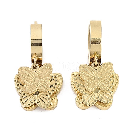 Real 18K Gold Plated 304 Stainless Steel Dangle Earrings EJEW-L283-054G-02-1