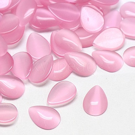 Cat Eye Cabochons CE-J001-5x7mm-12-1
