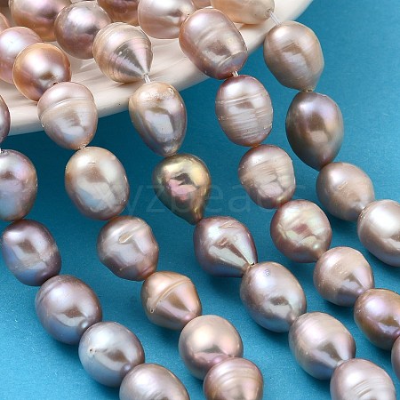 Natural Cultured Freshwater Pearl Beads Strands PEAR-I007-01H-02C-1