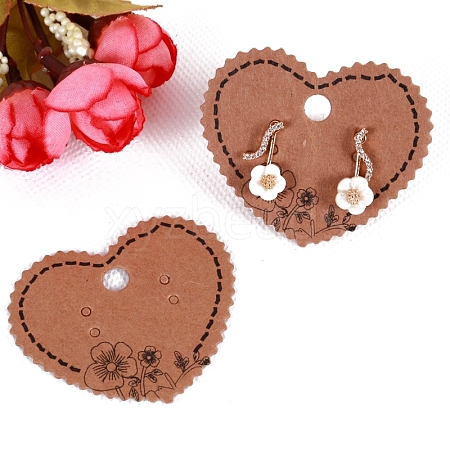 100Pcs Paper Earring Holders Display Cards PW-WG24451-03-1