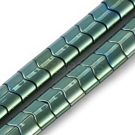 Electroplated Synthetic Non-magnetic Hematite Beads Strands G-Q174-01C-1