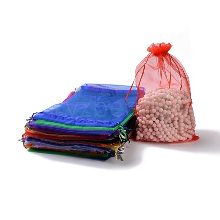 Organza Gift Bags with Drawstring OP-R016-20x30cm-M-1