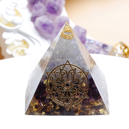 Orgonite Pyramid Resin Energy Generators PW-WG19996-02-1