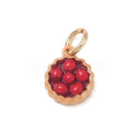 Spray Painted Brass Charms KK-CBAEB58-01A-1