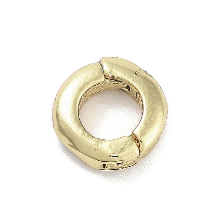 Brass Spring Gate Rings KK-M293-53G-1