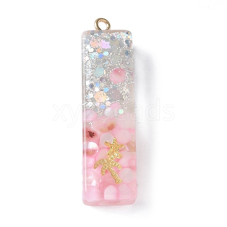 Resin Pendants RESI-B029-01P-I-1