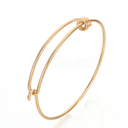 Adjustable 304 Stainless Steel Expandable Bangle Making LS-STAS-S079-03B-1