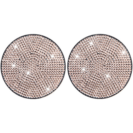 PVC Rhinestone Anti-slip Coaster PW-WGFA6AD-13-1